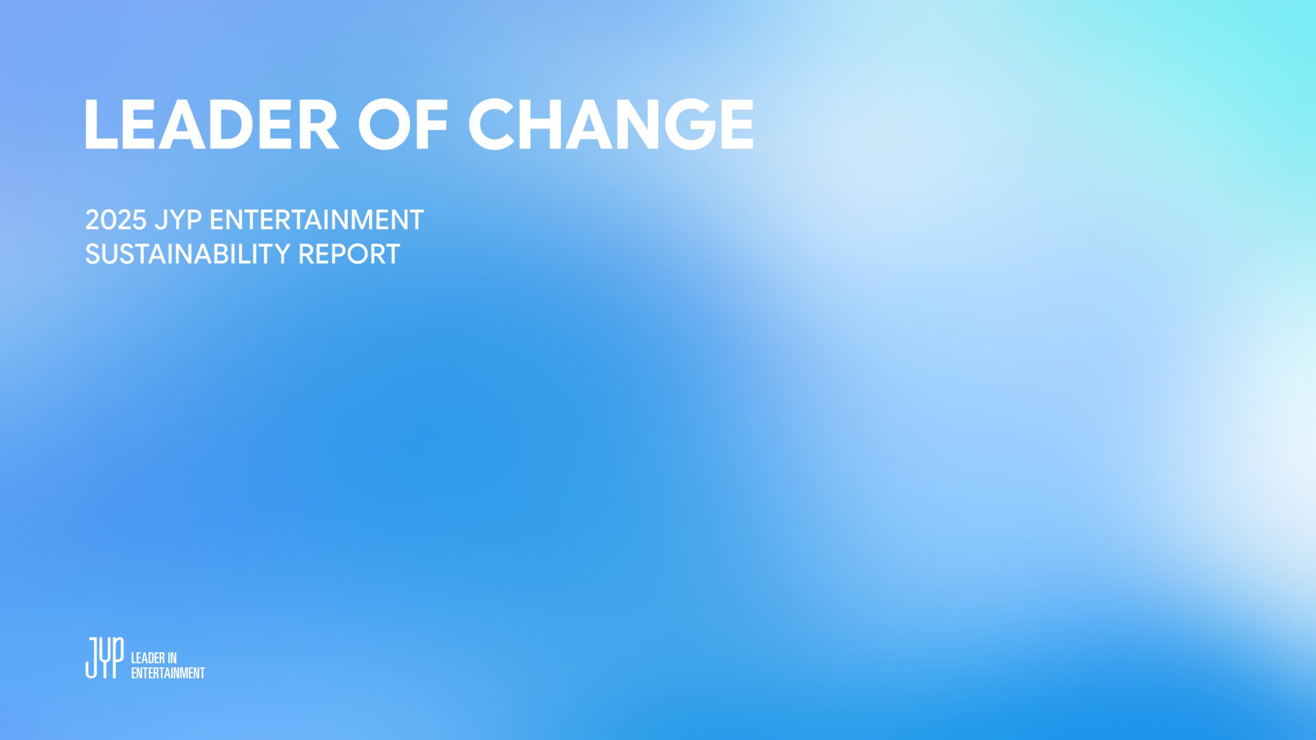 지속가능한 엔터테인먼트 산업을 향해: JYP, 다섯 번째 ESG 보고서 공개