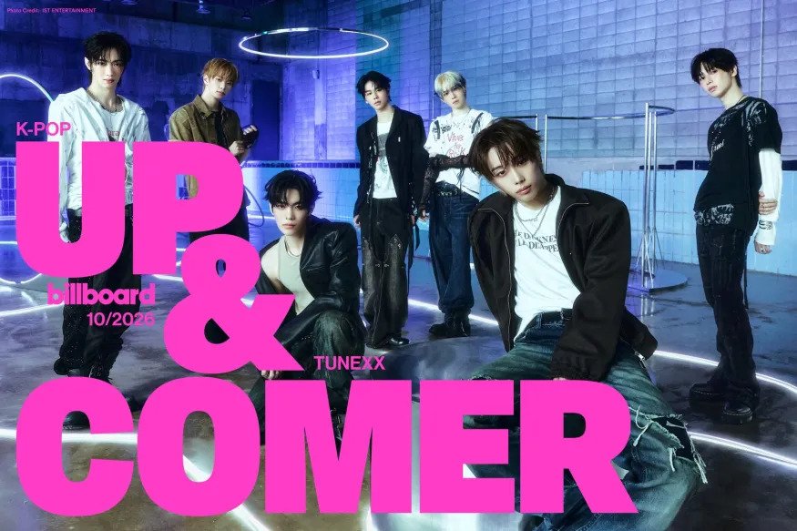 TUNEXX(튜넥스), 빌보드가 선정한 10월의 K-POP UP&COMER